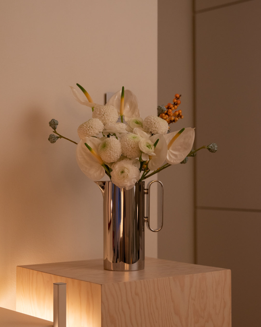 cozy winter bouquet creative arrangement